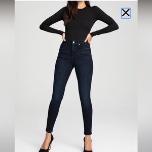 Good American high waisted skinny jeans